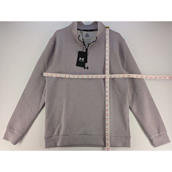 NWT Under Armour Men's UA Drive Midlayer Pullover in Tetra Grey size Small - Picture 6 of 7